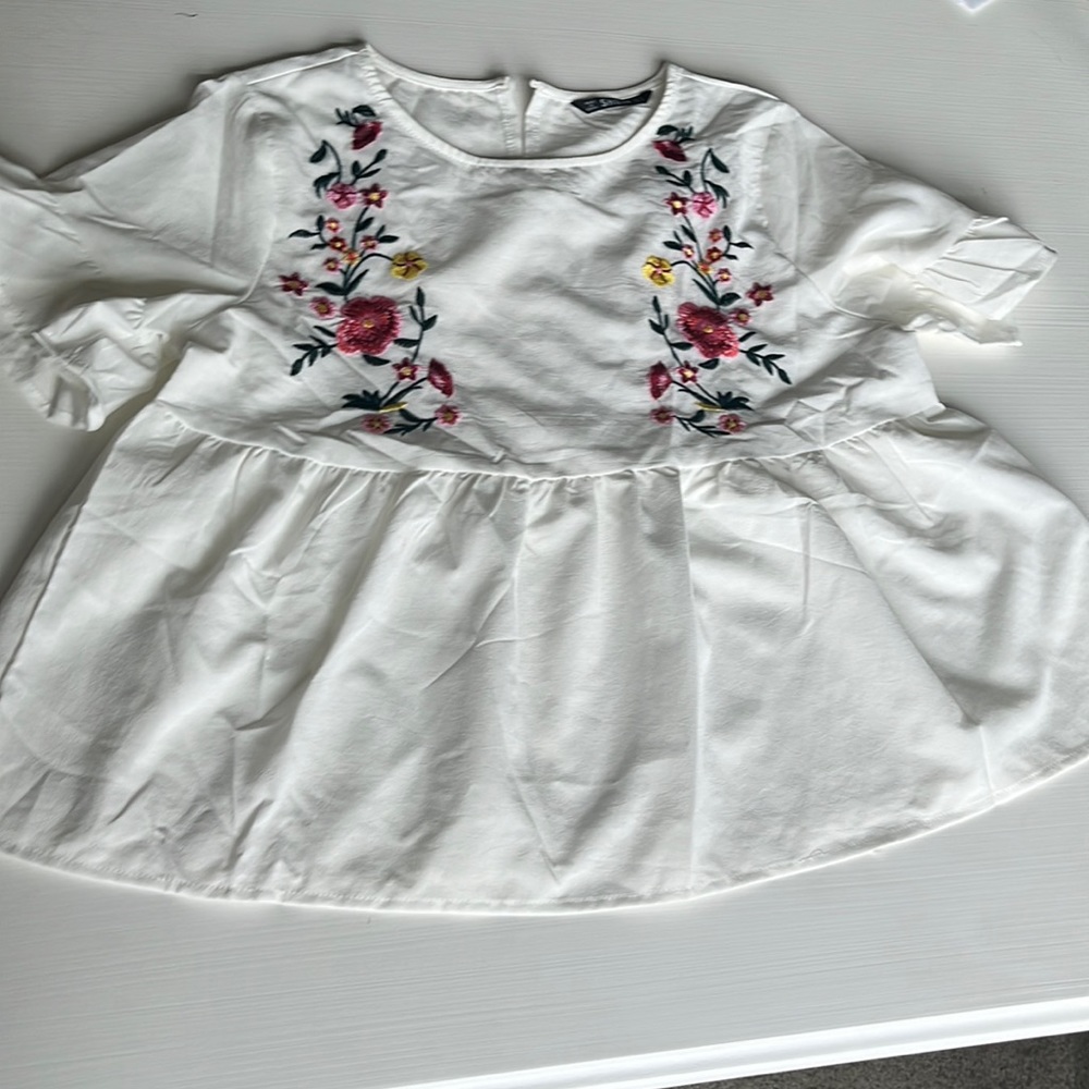 Shein Dressy Floral Top